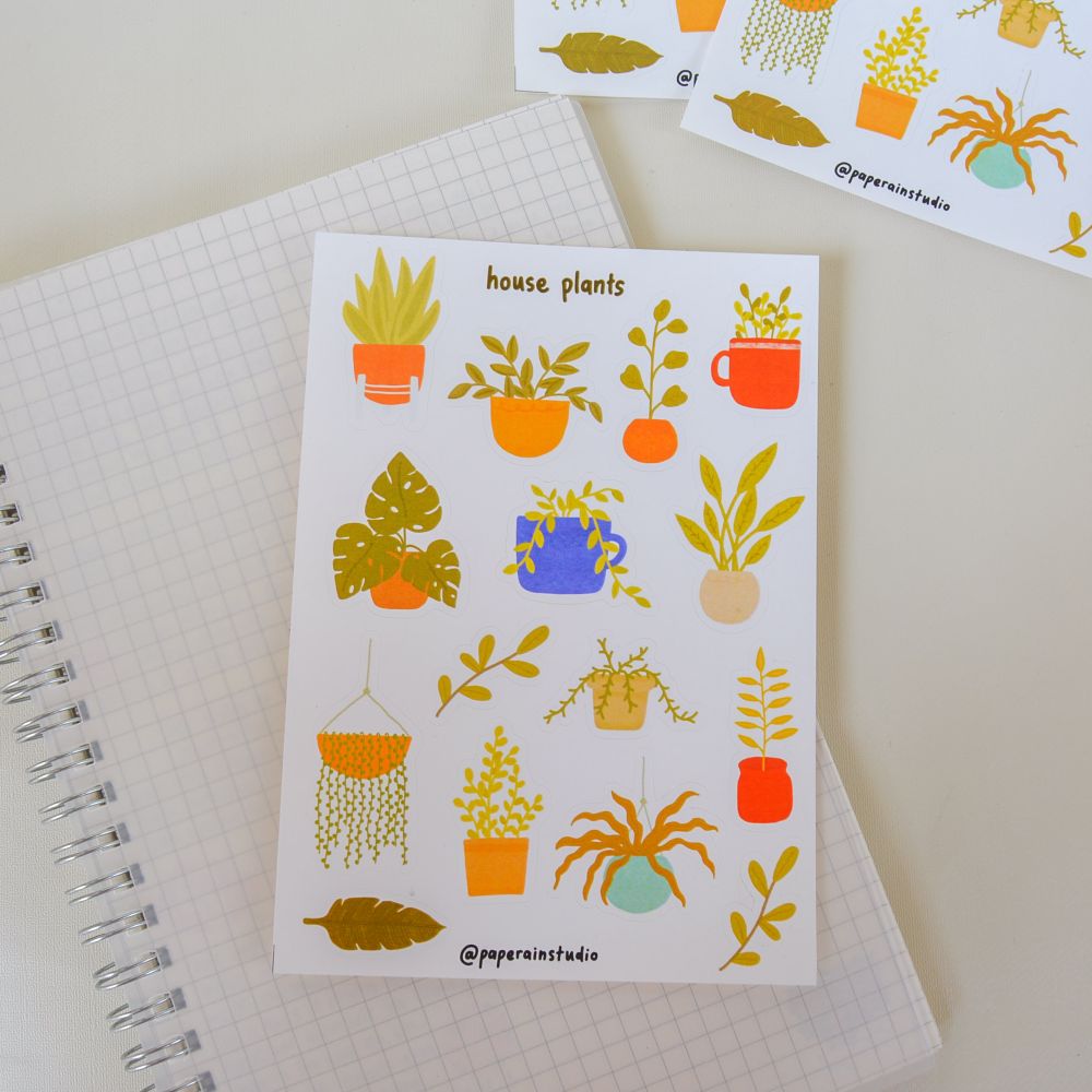 house plan sticker sheet